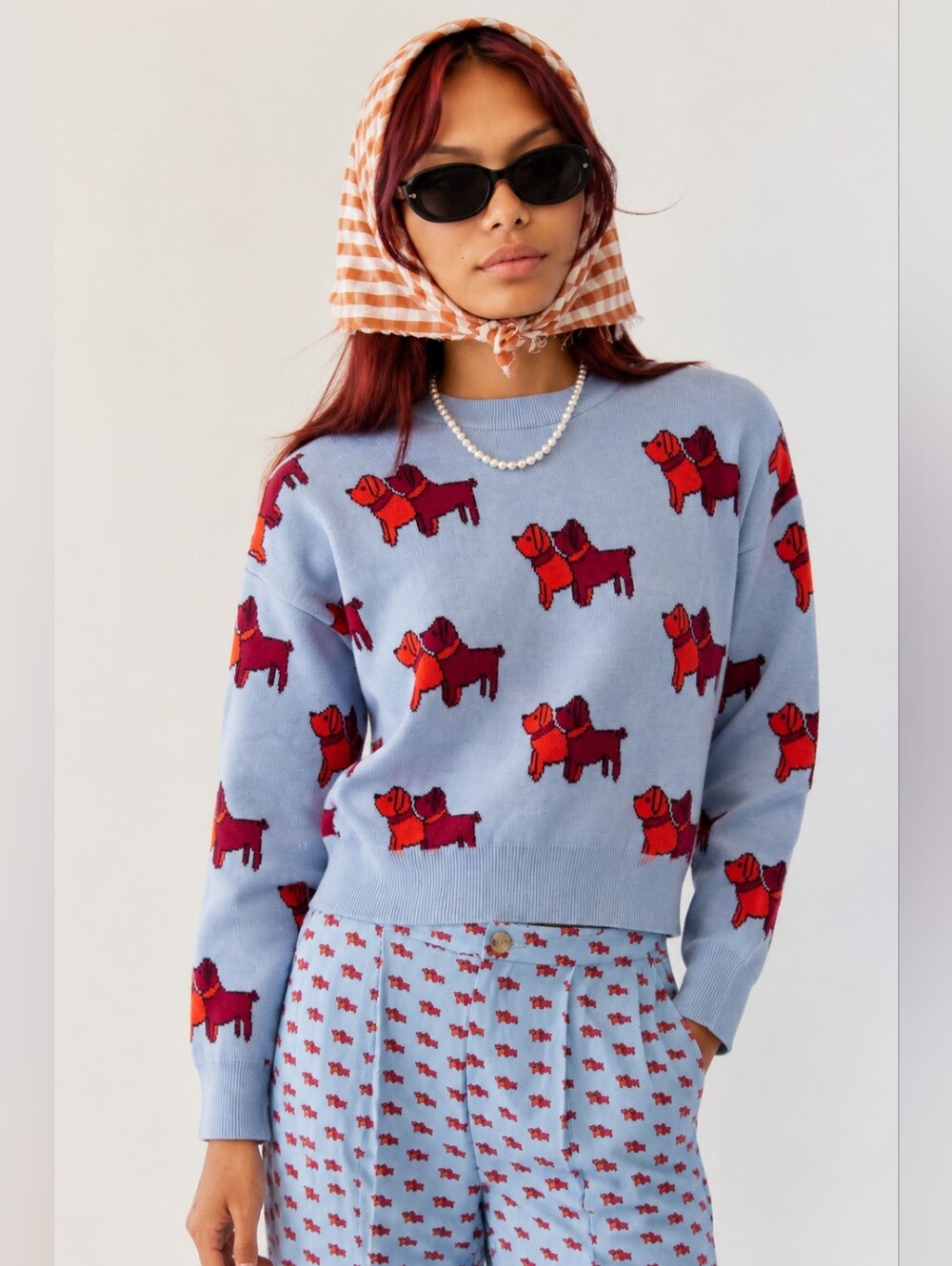Find Me Now Toto Sweater In Sky Blue EUC S